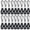 WerkWeit 18 Stück Handschuh Clips Halter, Handschuh Grabber Clip, Handschuh Halterung mit Metall-Karabiner zum Aufhängen von Arbeitshandschuhe Schutzhelme