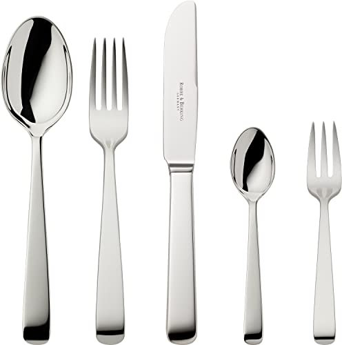 Robbe & Berking Alta 5 TLG. Menübesteck (150 g massiv versilbert)