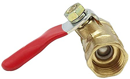 Valve à bille Pneumatique 1/ 4 3/ 8 1/ 2 pouce filetage femelle mini robinet à rotule Connecteur en laiton joint Cuivre Coucher Coupleur Adaptateur Air de l'eau Senmiiao-th ( Specification : 1/8 )