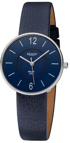 REGENT Damen-Uhren Analog Solar One Size Dunkelblau 32020783