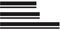 ihreesy Auto Außenaufkleber,Auto 3 Stücke Motorhaube Streifen Aufkleber Racing Stripes Vinyl Aufkleber Grafik Aufkleber Wasserdicht Sport Streifen für Auto Motorhaube Dach Kofferraum,#D