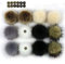 12 Stücke bommel mit druckknopf,12CM kunstfell pompon,Faux Fuchs Pelz Flauschigen Pompon Ball mit Abnehmbare Drücken Taste für Abnehmbare Strick Mützen Bekleidung Zubehör.