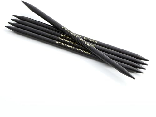 Lantern Moon Ebony Double Pointed Needles 8-Size 10/6mm