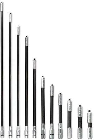 wolfman 4-34 Zoll Bogenschießen Bogenstabilisator Ausgleichsstange Verlängerungsstange Kohlefaser Bogenstabilisator Stoßdämpfer Vibrationsdämpfung für Recurvebogen Compoundbogen