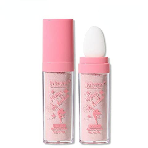 INTEROOKIE Fairy Highlighter Pat Powder Ganzkörper-Highlighter zum Aufhellen des natürlichen dreidimensionalen Konturen-Rouge-Make-ups (P02#)