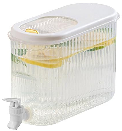 JINGLING bebidas para frigorífico, grifo 4 l, bebidas, bebidas cristal té, fruta, tetera para fiestas