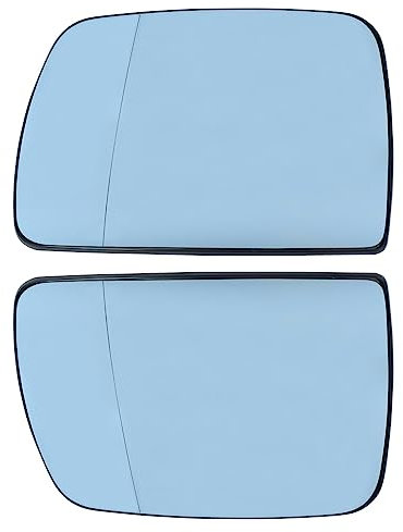 Spiegelglas Ersatzspiegel Rückspiegel Außenspiegel Glas Spiegel Ersatz Rückspiegelglas Seitenrückspiegelglas Ersatzglas Spiegelgläser Weitwinkel beheizbar links und rechts für X5 E53 2000-2006