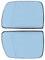 Spiegelglas Ersatzspiegel Rückspiegel Außenspiegel Glas Spiegel Ersatz Rückspiegelglas Seitenrückspiegelglas Ersatzglas Spiegelgläser Weitwinkel beheizbar links und rechts für X5 E53 2000-2006
