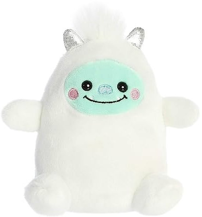 Aurora Adorable Palm Pals Baker Yeti Stuffed Animal - Pocket-Sized Fun - On-The-Go Play - White 5 Inches