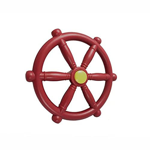 ERYUE Lenkrad Spielzeug-12 Zoll Lenkrad Piratenspiel Zubehör Schaukel für Kinder Outdoor Spielhaus Baumhaus Hinterhof