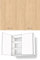 Premium-Ambiente SDC091 Hängeschrank 2-türig 2 Fachböden 72cm hoch Softclosing Montageschine inkl. EURODEKOR® (Breite 80cm, 21 Mandal Ahorn Natur)