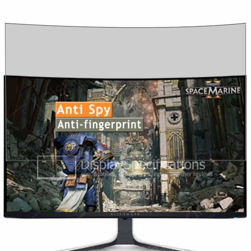 Vaxson TPU Pellicola Privacy, compatibile con Dell Alienware AW3225QF 31.6 Monitor, Screen Protector Film Filtro Privacy [Non Vetro Temperato]