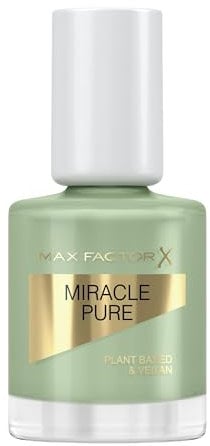 Max Factor Miracle Pure Nail Vernis à ongles permanent à séchage rapide avec formule végétalienne Lucky Jade 12 ml