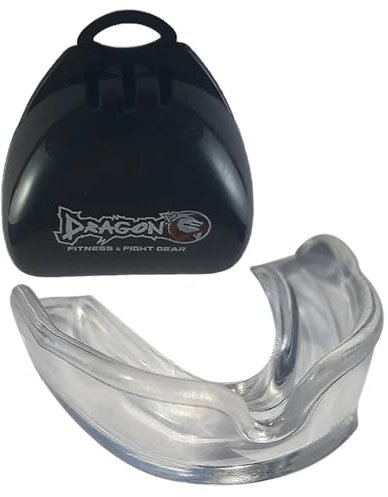 DRAGON DO Premium Mundschutz boxen- ideale Atmung & leicht Anpassbar | Sport Zahnschutz für Boxen, MMA, Muay Thai, Hockey,Rugby, Kickboxen, Judo & Kampfsport | inkl. Hygiene Box. Schützt Zähne, Zahnf