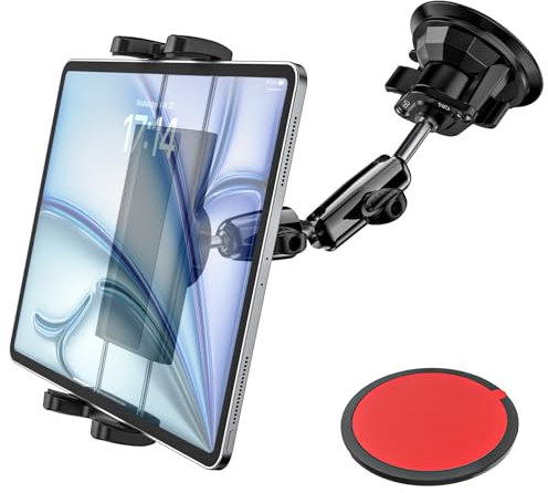 Kolasels Saugnapf Tablet Halterung Auto Vorne, Heavy Duty KFZ Windschutzscheibe Tablethalterung, LKW Armaturenbrett Tablet Halter für iPad Pro 12.9 iPad Air Mini, Galaxy Tabs, 4-12.9 Handy & Tablets