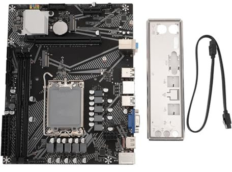 Bewinner Scheda Madre H610M K, Schede Madri per Computer M.2 NVMe USB3.0 Serial ATA3.0 DDR4, Supporti Scheda Madre Mineraria per LGA1700 per CPU 12 13 14 Generazione