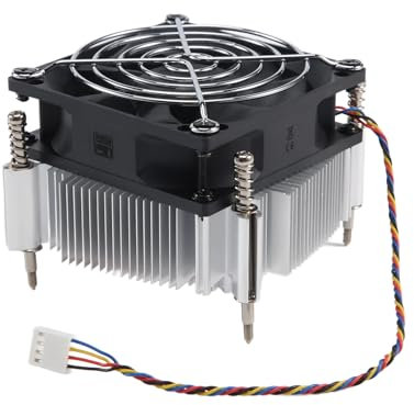 Micvtve CPU Cooler Fan Cooling 1366 2011 1155 4-Pin Wire Temperature Control and Speed Control Radiator for X58 X79