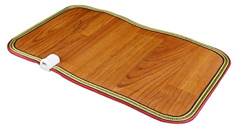 Beheizte Bodenmatte für Fuß Regelbar bis ca 60°C 50 * 30cm Elektrisch Beheizte Fußwärmer Fussheizmatte für Zuhause Büro