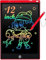 LCD Schreibtafel Kinder 12 Zoll,cimetech Zaubertafel mit Stift, Elastisches Seil, Augenschutz Maltafel mit Sperr-& Löschfunktion Weihnachten Kinder Geschenke Spielzeug 3 4 5 6 7 8 jahre Mädchen Junge