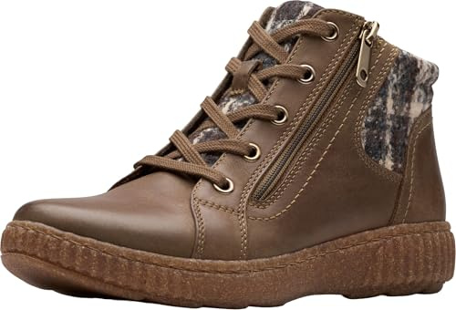 Clarks Women Caroline Spice Mushroom Leather 9 Medium