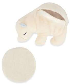 KALOO – Heiß- und Kalt-Wärmflasche – Teddybär – gefüllt mit Tonkügelchen – Schmerzlinderung – weiß/beige – geeignet ab Geburt – K211005
