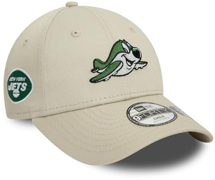 New Era New York Jets verstellbare Cap für Kinder Maskottchen 9Forty Kappe Junge Mädchen NFL beige - Child