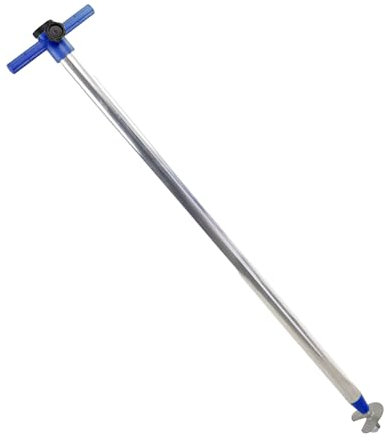 Pincho Support pour parasol de plage - Base de parasol en aluminium résistant - Fixation sûre pour tubes de Ø25 mm - Support réglable anti-vent - Fabriqué en Espagne, bleu