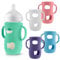 VAVPUP 5pcs Toddler Feeding Bottle Cover with Handles,Heat-Resistant Feeding Nursing Bottle Holders Heat-Resistant Silicone Grip Sleeve for Philips Avent 8oz & Similar(Colorful)