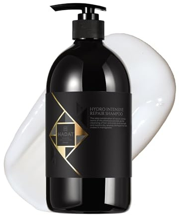 Hadat Intensive Repair Shampoo – Premium Pflege für Geschädigtes & Coloriertes Haar – Mit Moringa-Öl, Ceramiden & Hyaluronsäure – Niedriger Sulfatgehalt – Salonqualität (800 ml)
