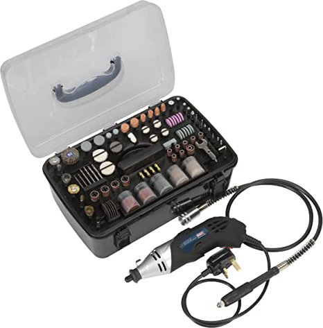 Sealey E5188 Multi-Purpose Rotary Tool and Engraver Kit 219Pc 230V