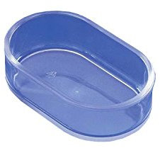 Nobby Futternapf oval transparent, 7,0 x 3,5 cm
