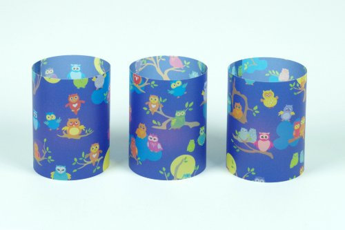 BIASTO Windlicht 'Eulen' im 3er Set