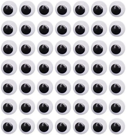 DECORA 6mm Round Wiggly Toy Eye with Self-Adhesive 1000 Pieces