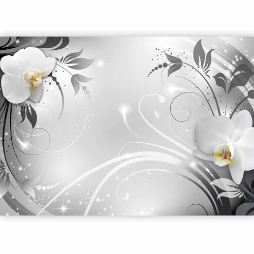 Fototapete murando 200x140 cm Vlies Tapeten Wandtapete XXL Moderne Wanddeko Design Wand Dekoration Wohnzimmer Schlafzimmer Büro Flur Blumen Orchidee b-A-0060-a-b