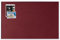 Bi-Office Filztafel New Generation, Pinnwand mit Aluminiumrahmen, 90 x 60 cm, Burgunderrot