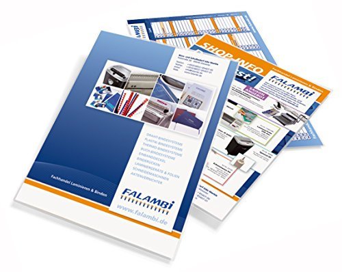 100 Laminierfolien DIN A4, Laminiertaschen (75 mic. - glänzend/glänzend)