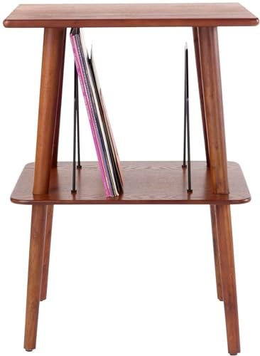 Crosley Manchester Meuble Vinyl - il Permet de Ranger Jusqu'à 30 Disques - Paprika