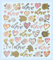 Hobby Design Sticker * Love - Liebe - Herzen Valentinstag * Aufkleber