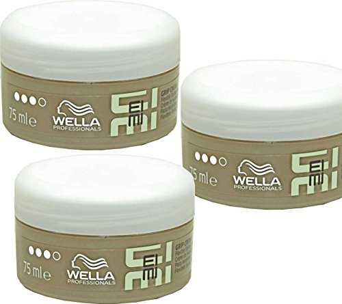 3x WELLA EIMI GRIP CREAM - flexible Styling Creme - 75ml