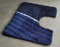 Meusch Laola Navy Blau Badteppich 55x50 cm. Vorleger mit Ausschnitt