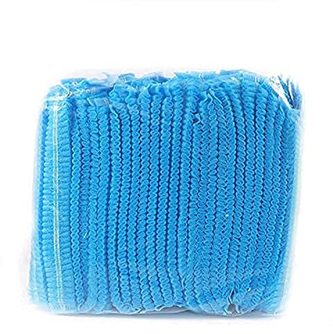 Cuffia a retina usa e getta per capelli, 100 pezzi, taglia unica con elastico, per uso cosmetico, bellezza, cucina, cucina, industria domestica, ospedale