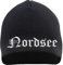 HB_Druck Nordsee Beanie Mütze - Altdeutsch - Bestickt - Strickmütze Wintermütze Einheitsgröße Schwarz
