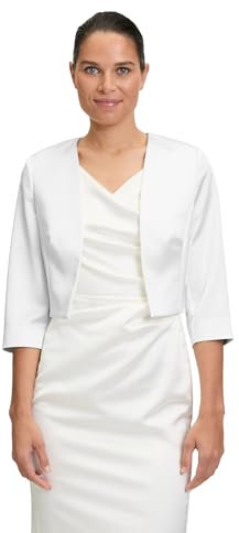Vera Mont Damen 0059/4822 Bolero, Weiß, 36