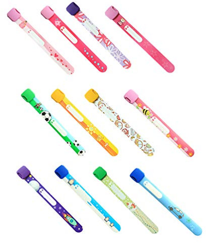 BESPORTBLE 20 Stück ID-Sicherheitsarmbänder Anti-Lost-ID-Armband Wiederverwendbares SOS-Armband für Kinder im Freien (Zufälliges Muster)