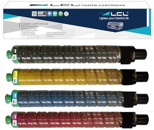 LCL Kompatibel Toner 841651 841652 841653 841654 MP C3002 C3002AD C3502 C3502AD High Yield (Schwarz Cyan Magenta Gelb) Ersatz für Ricoh Aficio MP C 3002 MP C 3002AD MP C 3502MP C 3502AD MP C3002 MP