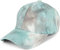 styleBREAKER Damen Baseball Cap mit Batik Muster, Muster Unikat, 6-Panel, Basecap, Click & Snap verstellbar 04023082, Farbe:Mint-Grau
