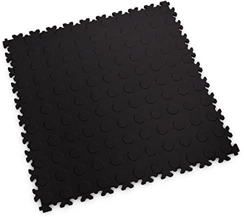 Sol PVC atelier, garage, etc. pour utilisation intensive | Dalle emboîtable en vinyle | Sol PVC industriel pour particuliers et pros à pose sans colle - Industry 2040 ECO