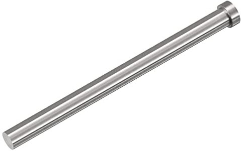 sourcing map Goupilles d'éjecteur droites 16 mm de diamètre 65 Mn Poinçon rond en acier 200 mm de long pour entretien mécanique