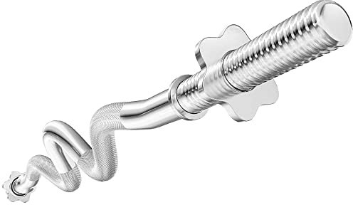 Hop-Sport Langhantelstange - 120 cm | 150 cm | 167 cm | 180 cm, SZ Stange 120 cm, super SZ Stange 120 cm, Kurzhantelstange 40 cm; ⌀ 30mm, aus verchromtem Stahl (SUPER SZ-Curlstange 120 cm x 30 mm)