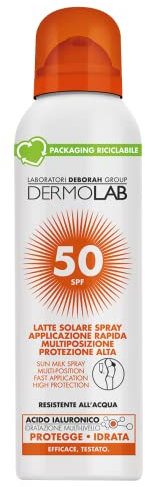 Dermolab - Sonnenmilchspray, hoher Schutz SPF 50, wasserfest, 150 ml